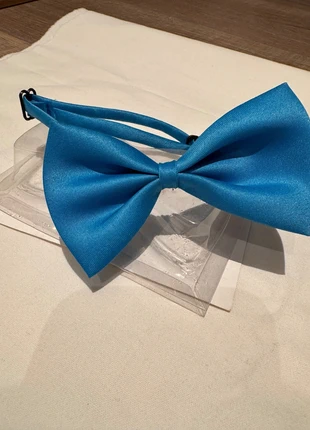 Noeud papillon bleu cyan satiné, marque: Inconnu, état: Neuf avec étiquette, 3,00 €, 3,85 € Protection acheteurs incluse