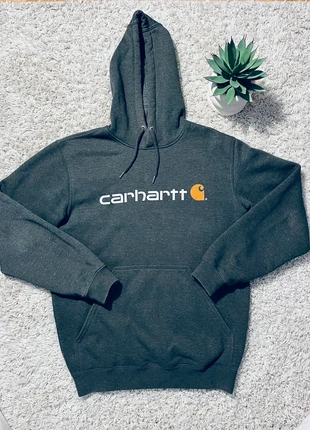 Sweat Carhartt WIP gris à capuche – coton épais – coupe oversize, marque: Carhartt, état: Neuf sans étiquette, taille: S, 45,00 €, 47,95 € Protection acheteurs incluse