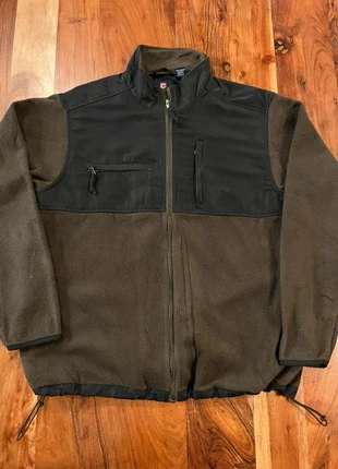 Veste Polaire Manche Longue Full Zip Up Chaud Hiver Fleece Chaps Kaki Noir XL, brand: Chaps Ralph Lauren, condition: Very good, size: XL, €14.90, €16.35 includes Buyer Protection Pro