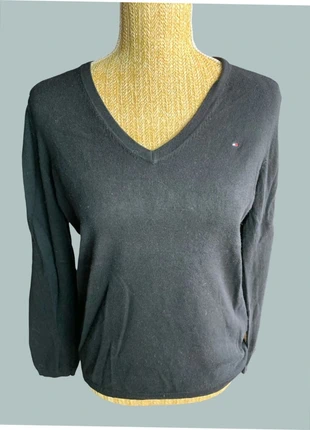 Pull Col en V Tommy Hilfiger Noir - Taille M, brand: Tommy Hilfiger, condition: Very good, size: M / 38 / 10, €15.00, €16.45 includes Buyer Protection Pro