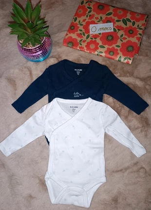 Bodies manches longues, marque: Kiabi, état: Neuf sans étiquette, taille: Jusqu'à 1 mois / 50 cm, 2,00 €, 2,80 € Protection acheteurs incluse