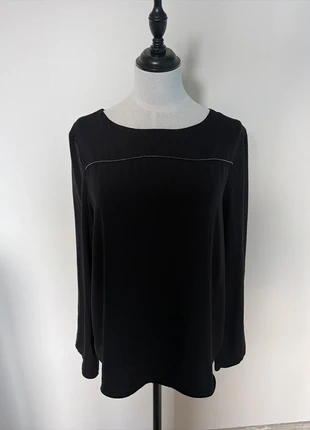 Blouse noir manche longue Zara taille M, marca: Zara, estado: Muito bom, tamanho: M / 38 / 10, €2.50, €3.33 inclui Proteção do Comprador