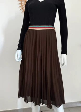 Robe marron fluide femme – taille unique (36/40) style bohème chic – marque Andromède, marke: Andromede, zustand: Sehr gut, größe: Einheitsgröße, 11,50 €, 12,78 € inklusive Vinted-Käuferschutz