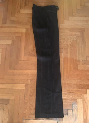 Pantalone elegante nero a righe tg 42- Black Trousers size M, marque: Vintage Dressing, état: Très bon état, taille: M / 38 / 10, 11,00 €, 12,25 € Protection acheteurs incluse
