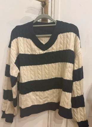 Pull d’hiver avec rayures femme, taille L, marke: LOOK, zustand: Gut, größe: L / 40 / 12, 10,00 €, 11,20 € inklusive Vinted-Käuferschutz