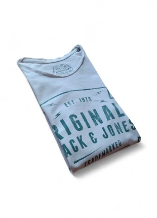 T-shirt Jack & Jones M Blanc Vert, marke: Jack & Jones, zustand: Gut, größe: M, 3,00 €, 3,85 € inklusive Vinted-Käuferschutz