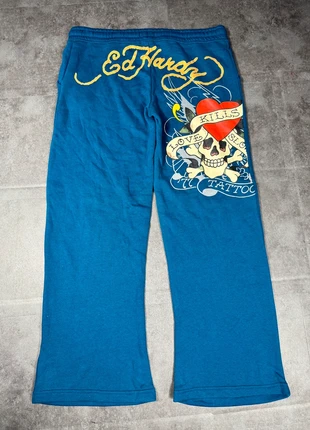 Pantalon Ed Hardy Bleu | Taille M, marque: Ed Hardy, état: Très bon état, taille: M / 38 / 10, 28,99 €, 31,14 € Protection acheteurs incluse