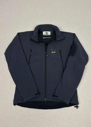 Veste Coupe-Vent Softshell Déperlant Homme Salewa Alpinextrem Gris Anthracite Taille S, merk: Salewa, staat: Heel goed, maat: S, € 59,99, € 63,69 inclusief Kopersbescherming