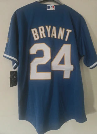 Chemise de baseball Dodgers Kobe Bryant Lakers MLB taille M bleue, marke: Nike, zustand: Sehr gut, größe: M, 55,00 €, 58,45 € inklusive Vinted-Käuferschutz