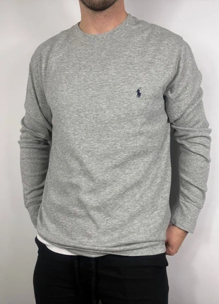 Pull gris col rond | Ralph Lauren (Taille L), brand: Ralph Lauren, condition: Very good, size: L, €40.00, €42.70 includes Buyer Protection
