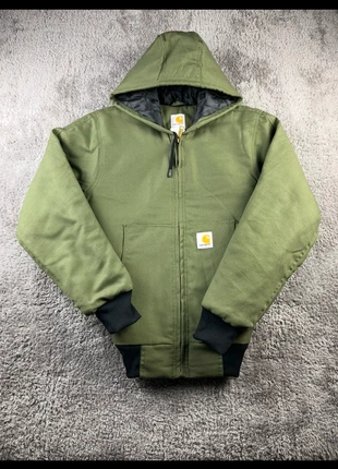 Veste Carhartt Vert Kaki Matelassée Homme Capuche Streetwear - Taille S- VKS ch, brand: Carhartt, condition: New without tags, size: S, €49.00, €52.15 includes Buyer Protection Pro