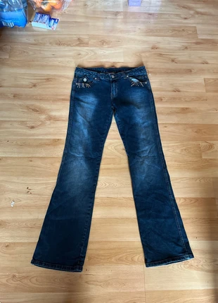 Bootcut jeans, merk: Vintage Dressing, staat: Heel goed, maat: S / 36 / 8, € 16,00, € 17,50 inclusief Kopersbescherming