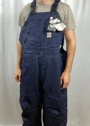 Salopette Carhartt Bleu Workwear, marque: Carhartt, état: Neuf avec étiquette, taille: W44 | FR 54, 54,99 €, 58,44 € Protection acheteurs (Pro) incluse