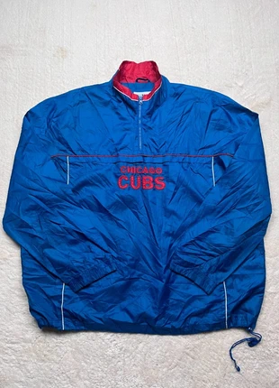 Veste Coupe Vent Baseball US Genuin Merchandise Bleu et Rouge Taille XXL Vintage Y2k Streetwear, marke: Genuine Merchandise, zustand: Sehr gut, größe: XXL, 20,00 €, 21,70 € inklusive Vinted-Käuferschutz