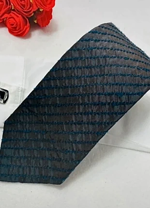 Cravate Roy Robson Italy - soie marron à rayure laine bleu marine - 9,5 cm - très bon état, marque: Roy Robson, état: Très bon état, 6,00 €, 7,00 € Protection acheteurs (Pro) incluse