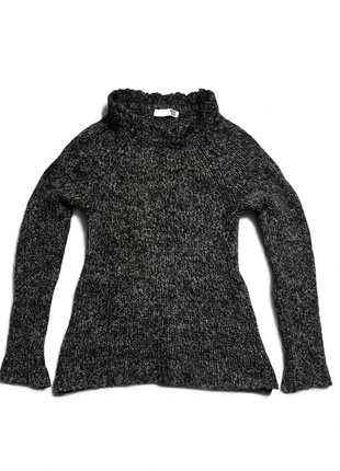 Pull en laine mohair Anine Bing gris XS – maille douce, col montant, merk: Anine Bing, staat: Heel goed, maat: XS / 34 / 6, € 76,00, € 80,50 inclusief Kopersbescherming