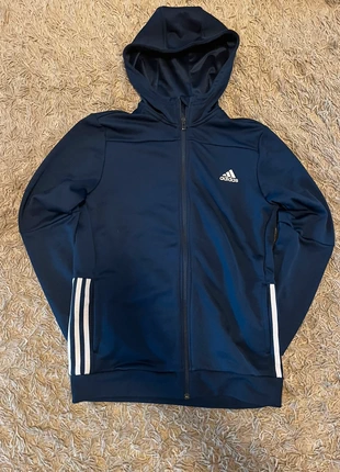 Adidas Climalite Hoodie Navy (Größe 176, fällt wie S aus), brand: adidas, condizioni: Ottime, taglia: S, €12.00, €13.30 include la Protezione acquisti