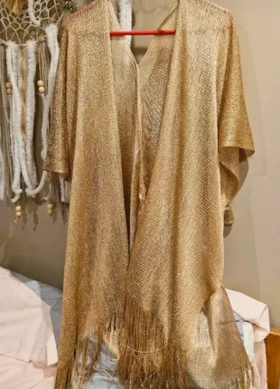 Magnifique étole dorée, marque: Étole châle cardigan, état: Neuf sans étiquette, taille: S / 36 / 8, 12,00 €, 13,30 € Protection acheteurs incluse