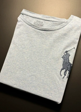 T-Shirt Ralph Lauren 100% coton Taille XL bleu clair big logo brodé bleu marine (N572), marca: Ralph Lauren, estado: Muito bom, tamanho: XL, €20.00, €21.70 inclui Proteção do Comprador Pro