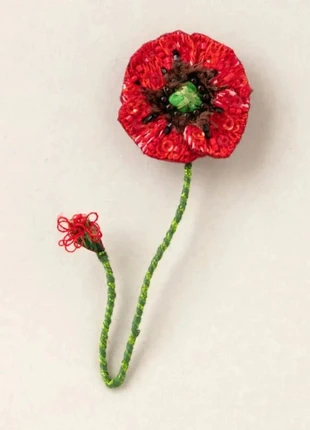 Broche Trovelore - Coquelicot rouge - Neuve, marke: Trovelore, zustand: Neu, mit Etikett, 60,00 €, 63,70 € beinhaltet Vinted-Käuferschutz Pro