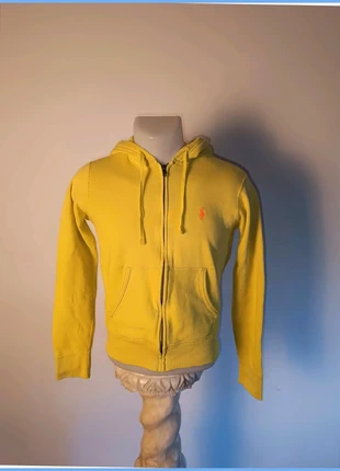Pull zippé Ralph Lauren jaune – logo orange brodé – taille M enfant, marke: Ralph Lauren, zustand: Sehr gut, größe: M, 30,00 €, 32,20 € inklusive Vinted-Käuferschutz