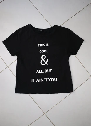 T-shirt indie sleaze imprimé, merk: LOOK, staat: Heel goed, maat: S / 36 / 8, € 5,00, € 5,95 inclusief Kopersbescherming