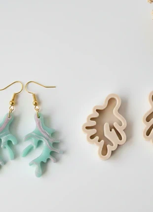 Pack de dos cortadores en forma de coral, marque: FIMO, état: Neuf avec étiquette, 3,00 €, 3,85 € Protection acheteurs incluse