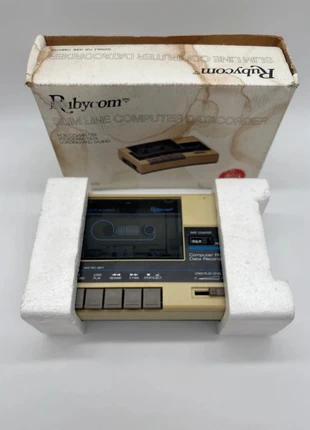 Data Recorder Rubycom C-682 Vintage Beige Lecteur Cassette Computer 100% Fonctionnel Boîte d'Origine, marque: rubycom, état: Très bon état, 59,00 €, 62,65 € Protection acheteurs (Pro) incluse
