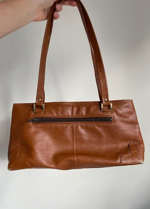 Y2K brown leather shoulder bag, brand: Vintage Dressing, condition: Good, £11.00, £12.25 includes Buyer Protection
