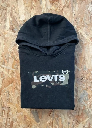 Sweat pull à capuche Hoodie Levi Strauss & Co Sport noir L, marque: Levi Strauss & Co., état: Très bon état, taille: L, 8,00 €, 9,10 € Protection acheteurs incluse