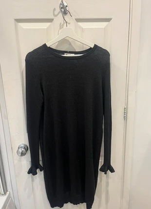 Whistles Black Shimmery Long Sleeved Sheer Size 12 Dress, brand: Whistles, condition: Very good, size: L / 12, £8.50, £9.63 includes Buyer Protection