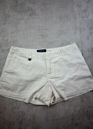 Short chino taille haute bermuda Ralph Lauren Blanc taille M, marque: Ralph Lauren, état: Très bon état, taille: M / 38 / 10, 15,50 €, 16,98 € Protection acheteurs incluse