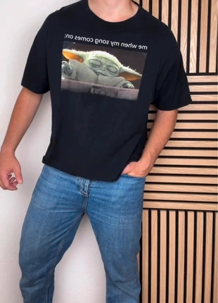 T-shirt Star Wars Baby Yoda noir imprimé | Taille XL, marke: Star Wars, zustand: Sehr gut, größe: XL, 12,00 €, 13,30 € beinhaltet Vinted-Käuferschutz Pro