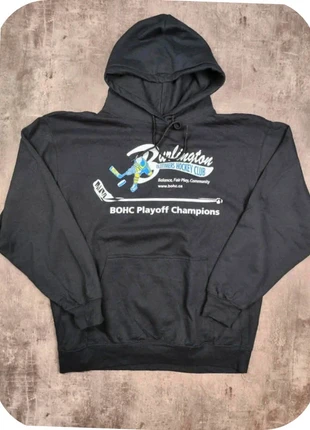 sweat a capuche noir hoodie universitaire usa hockey club xl femme oversize, marque: Vintage Dressing, état: Très bon état, taille: XL / 42 / 14, 6,00 €, 7,00 € Protection acheteurs (Pro) incluse