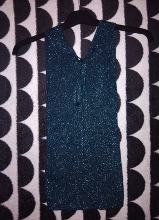 Atmosphere Dark Green Sparkle Ribbed Tank Top, brand: Atmosphere, condition: Good, size: S / UK 8-10, £5.00, £5.95 includes Buyer Protection