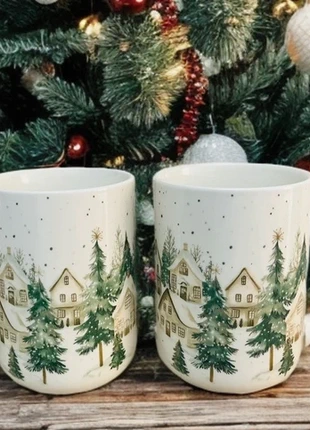 Set de 2 tazas navideñas, état: Neuf avec étiquette, 10,00 €, 11,20 € Protection acheteurs incluse