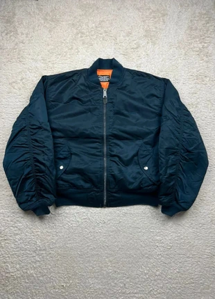 Jacket Bombers Schott marine Vintage y2k 90's- Type MA-1 - L homme, brand: Schott, condition: Very good, size: L, €129.90, €137.10 includes Buyer Protection