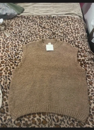 Pull sans manche marron, brand: indépendante, condition: New with tags, size: One size, €10.00, €11.20 includes Buyer Protection
