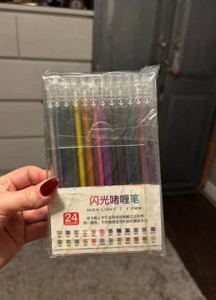 24 Colour Glitter Gel Pen Set - Sealed in Pack, brand: temu, condition: New with tags, £2.50, £3.33 includes Buyer Protection
