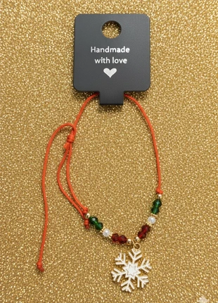 Bracelet ajustable flocon de neige - Idée cadeau, état: Neuf sans étiquette, 2,00 €, 2,80 € Protection acheteurs incluse
