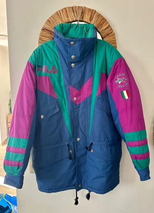 Veste de ski fila vintage équipe italie Annee 90, merk: FILA, staat: Heel goed, maat: XL, € 45,00, € 47,95 inclusief Kopersbescherming Pro