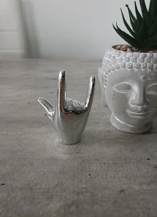 Oggetto decorativo a forma di mano che fa le corna, marque: Vintage Dressing, état: Neuf avec étiquette, 11,00 €, 12,25 € Protection acheteurs incluse