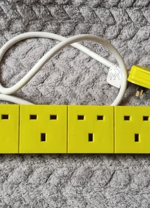 Green 4 plug extension lead used condition, brand: Extension, condition: Good, £2.00, £2.80 includes Buyer Protection