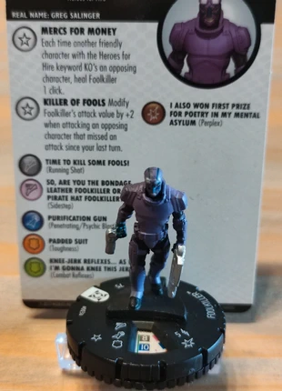 Heroclix Foolkiller 003a, merk: HEROCLIX, staat: Heel goed, € 1,20, € 1,96 inclusief Kopersbescherming