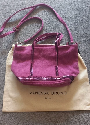 Petit sac cabas rose en lin Vanessa Bruno, marque: Vanessa Bruno, état: Neuf sans étiquette, 75,00 €, 79,45 € Protection acheteurs incluse