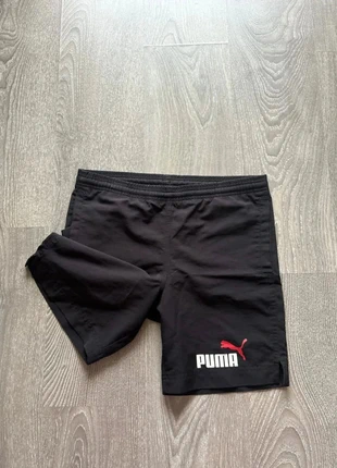 Short Puma Noir - Logo Rouge - Taille 10 ans, marque: Puma, état: Très bon état, taille: 10 ans / 140 cm, 3,99 €, 4,89 € Protection acheteurs incluse
