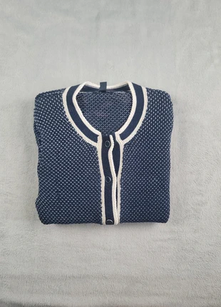 Pull Cardigan Bleu Marine Tommy Hilfiger Taille M Femme Logo Brodé Coton Très Bon État #190, marke: Tommy Hilfiger, zustand: Sehr gut, größe: M / 38 / 10, 14,99 €, 16,44 € beinhaltet Vinted-Käuferschutz Pro