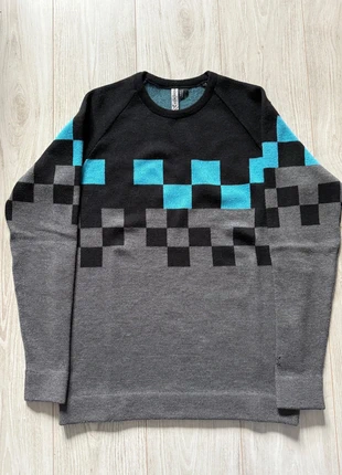 Pull OXBOW homme taille L gris noir et bleu col rond, brand: Oxbow, condition: Very good, size: L, €30.00, €32.20 includes Buyer Protection