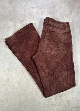Pantalon Vintage En Velours Côtelé / Corduroy Old Navy brun texturé coton taille 4, brand: Vintage Dressing, condizioni: Ottime, taglia: L / IT 44 / EU 40, €11.00, €12.25 include la Protezione acquisti Pro