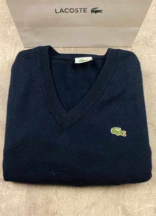 Pull col V sans manche lacoste unies marine logo brodé taille XXL homme / KZ136, brand: Lacoste, condition: Very good, size: XXL, €29.90, €32.10 includes Buyer Protection
